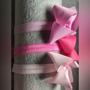 Baby bow hairband bubdle